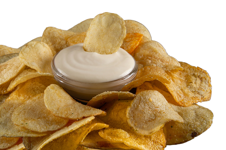 Chicken Parmo Flavoured Crisps with Garlic Mayo
